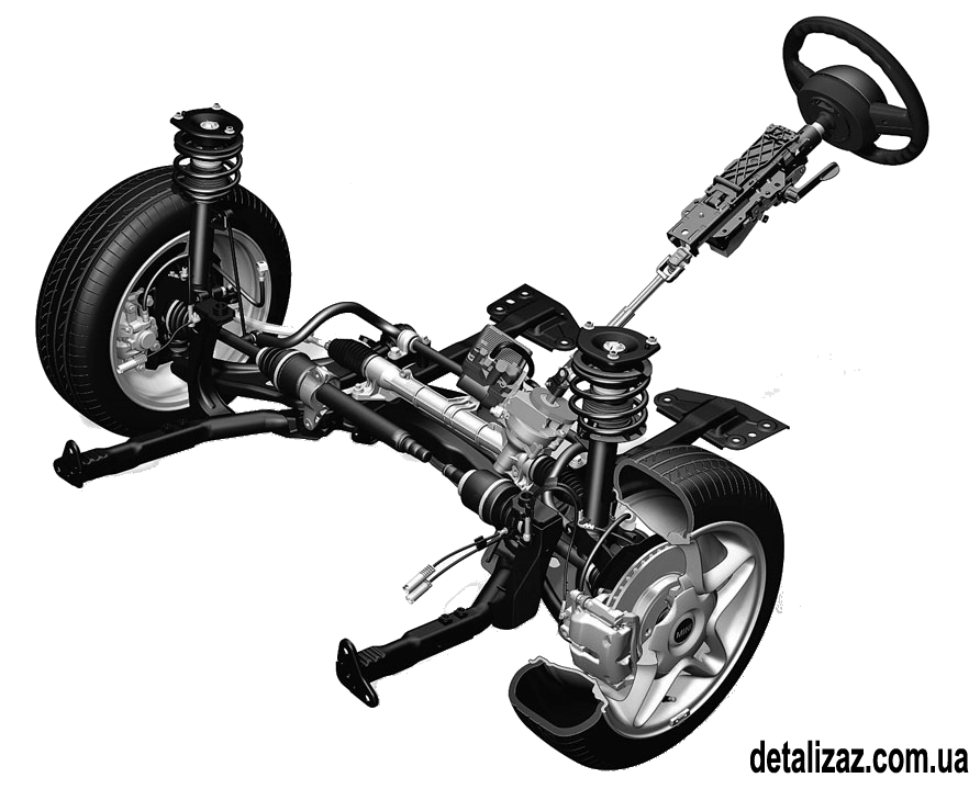 Конструкция рулевого управления на Авео